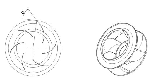  backward curved centrifugal fan 
